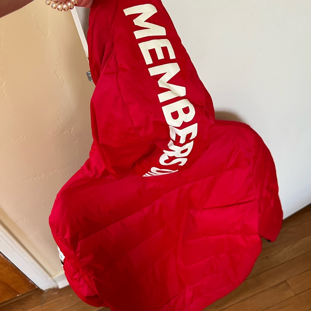 Members Only Vibrant Red Puffer Jacket - Picture 2 of 5